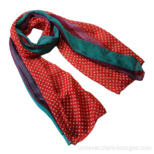 100% Polyester Scarf, Suitable for Ladies, Customized Styles and Colors are AcceptedNew